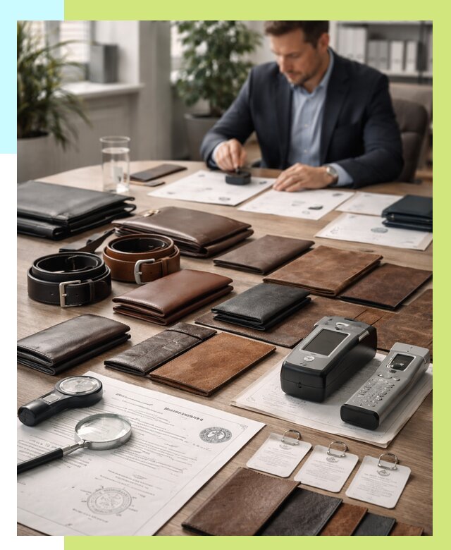 Сертификация кожаных изделий в Великих Луке от 12404 р. | Алешин-Вкл