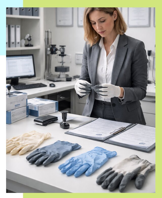 Сертификация перчаток в Великих Луке от 8786 р. | Алешин-Вкл