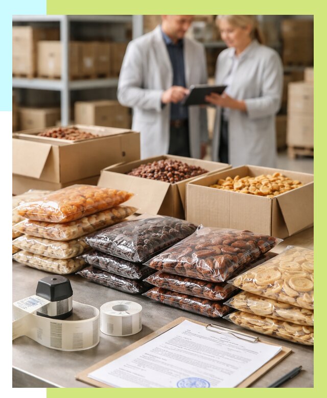 Сертификация сухофруктов в Великих Луке от 12404 р. | Алешин-Вкл под ключ