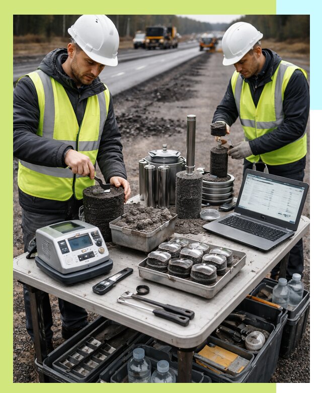 Сертификация асфальта: испытания и подтверждение в Великих Луке