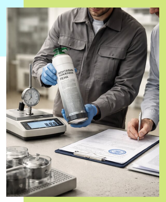 Сертификация монтажной пены в Великих Луке от 15506 р. | Алешин-Вкл