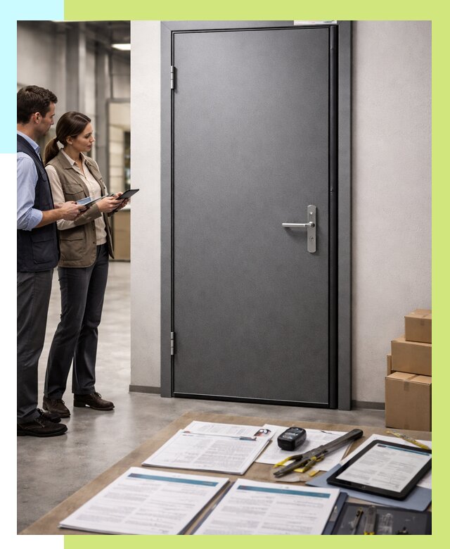 Сертификация противопожарных дверей в Великих Луке от 9303 р. | Алешин-Вкл