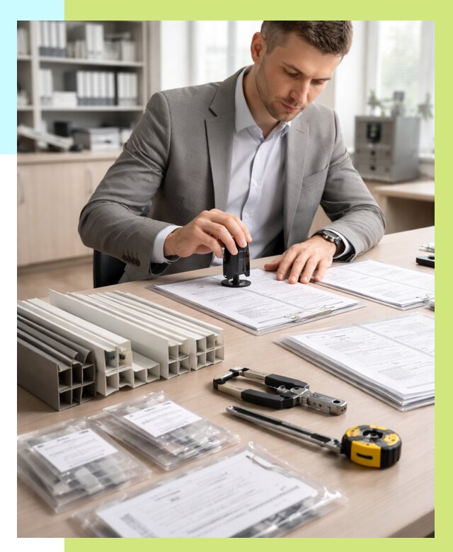 Сертификация ПВХ продукции в Великих Луке от 8786 р., Алешин-Вкл