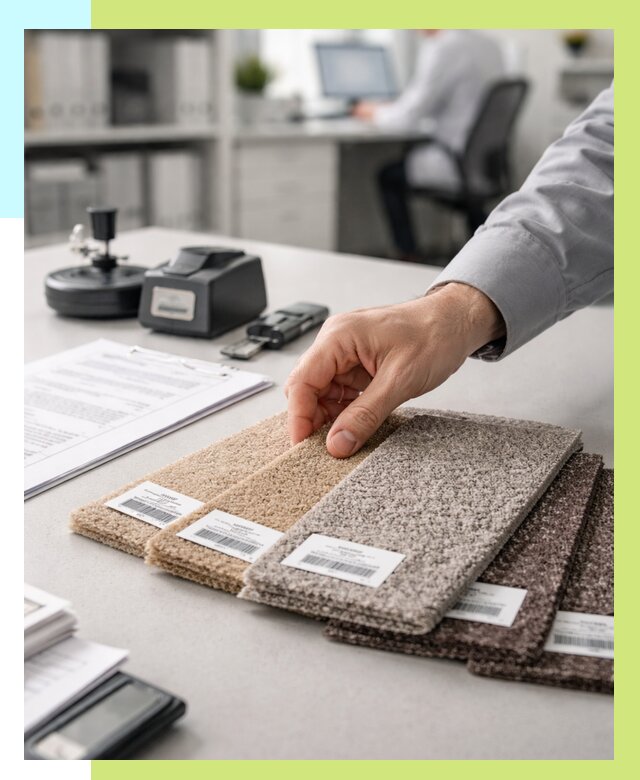 Сертификация ковролина в Великих Луке от 15506 р., Алешин-Вкл