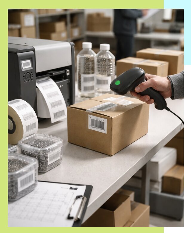 Штрихкодирование продукции и маркировка для продажи в Великих Луке