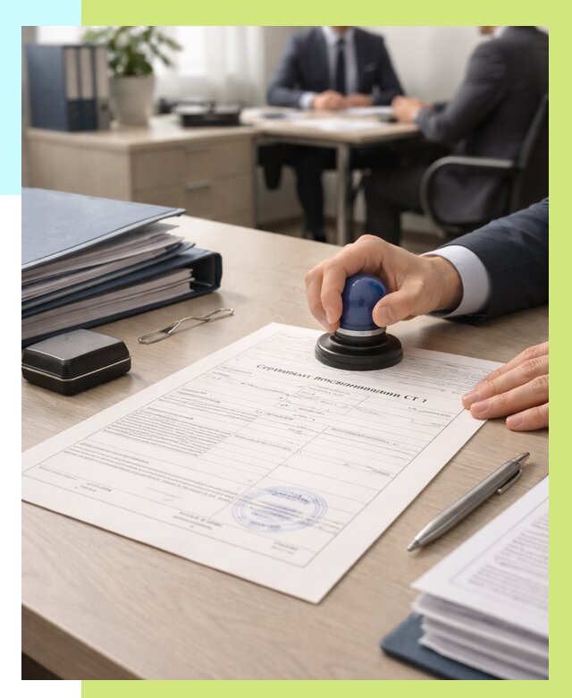 Сертификат происхождения СТ 1 в Великих Луке от 4652 р. | Алешин-Вкл