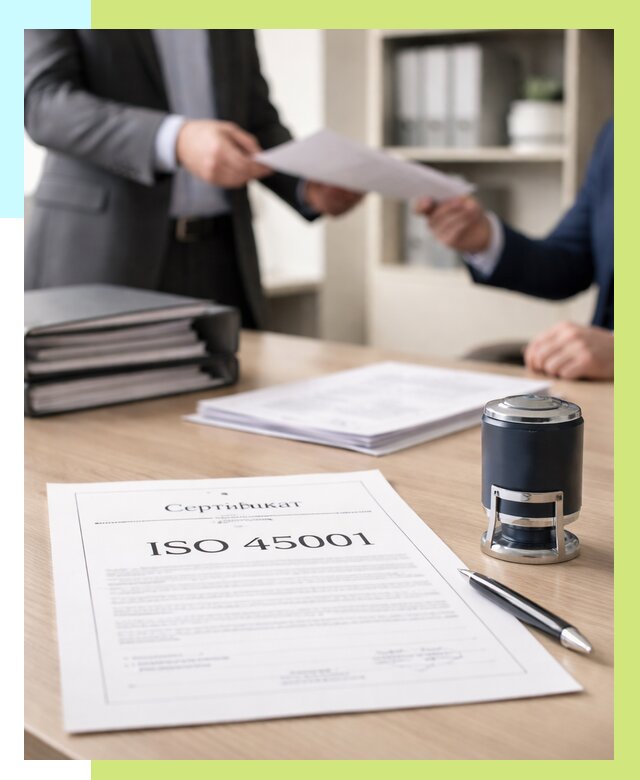 Сертификат ISO 45001 в Великих Луке под ключ от 46517 р. | Алешин-Вкл