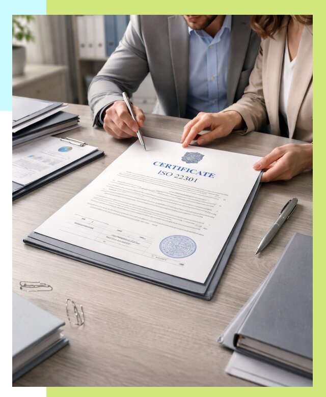 Сертификат ISO 22301 в Великих Луке от 46517 р. | Алешин-Вкл срочно